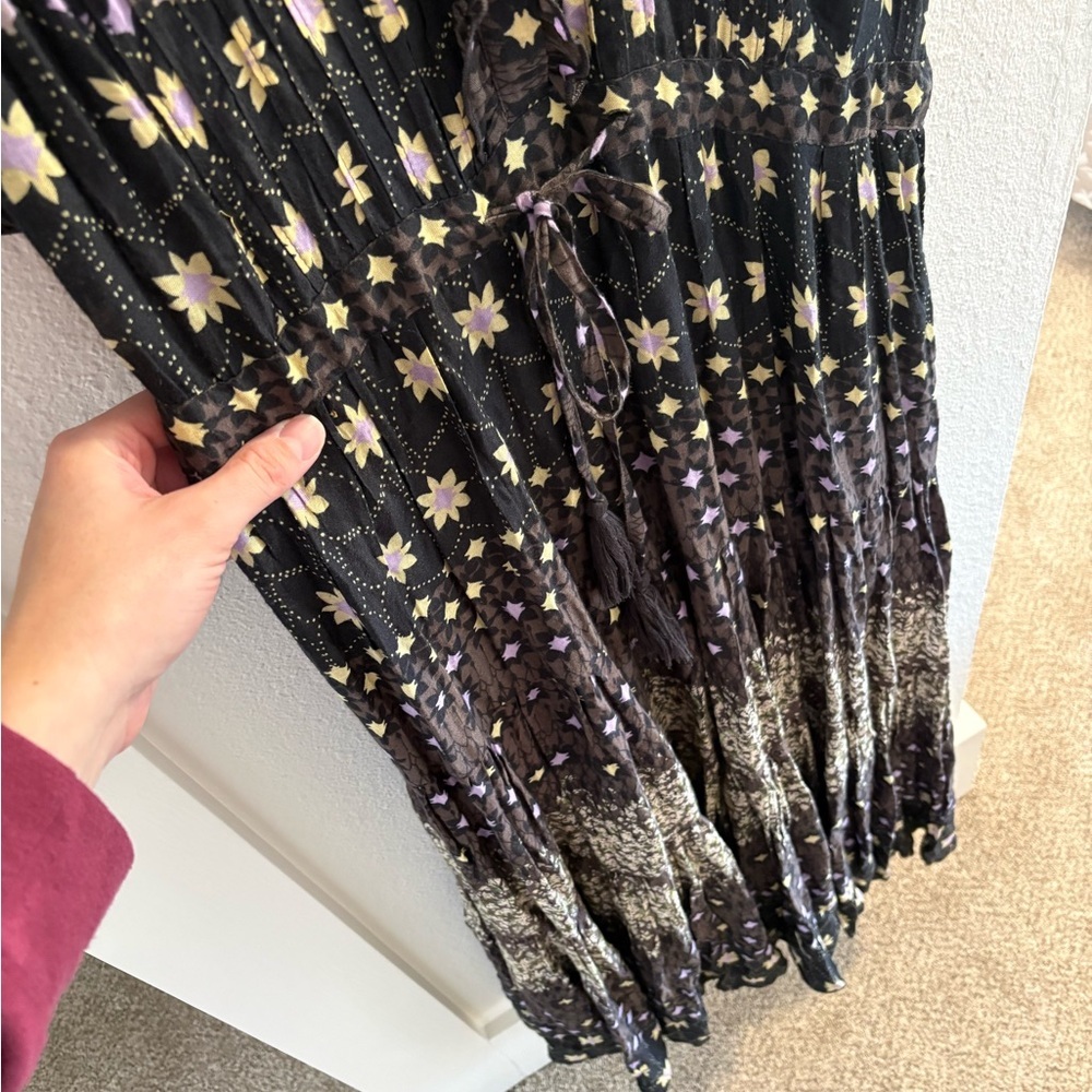 Free People cocoa combo women’s Maxi Dress - Picture 7 of 9